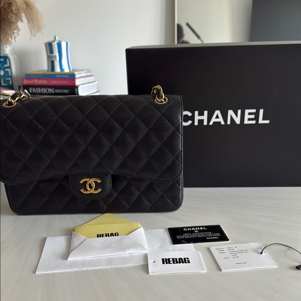 Chanel Jumbo Double Flap - W original Tags/box/receipt etc.